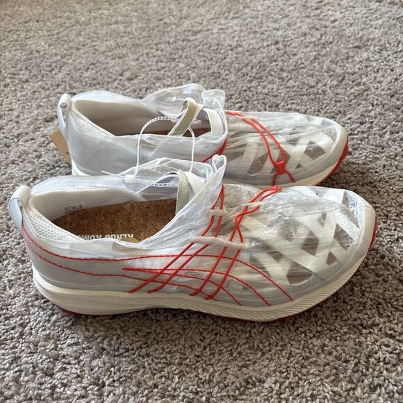 Asics x Kengo Kuma Archisite ORU White Red 1201A862 101 Men's Size 12 New Rare - Picture 3 of 6